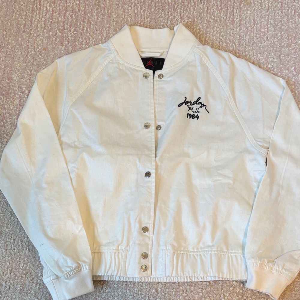 Jordan Women's Varsity Jacket in White